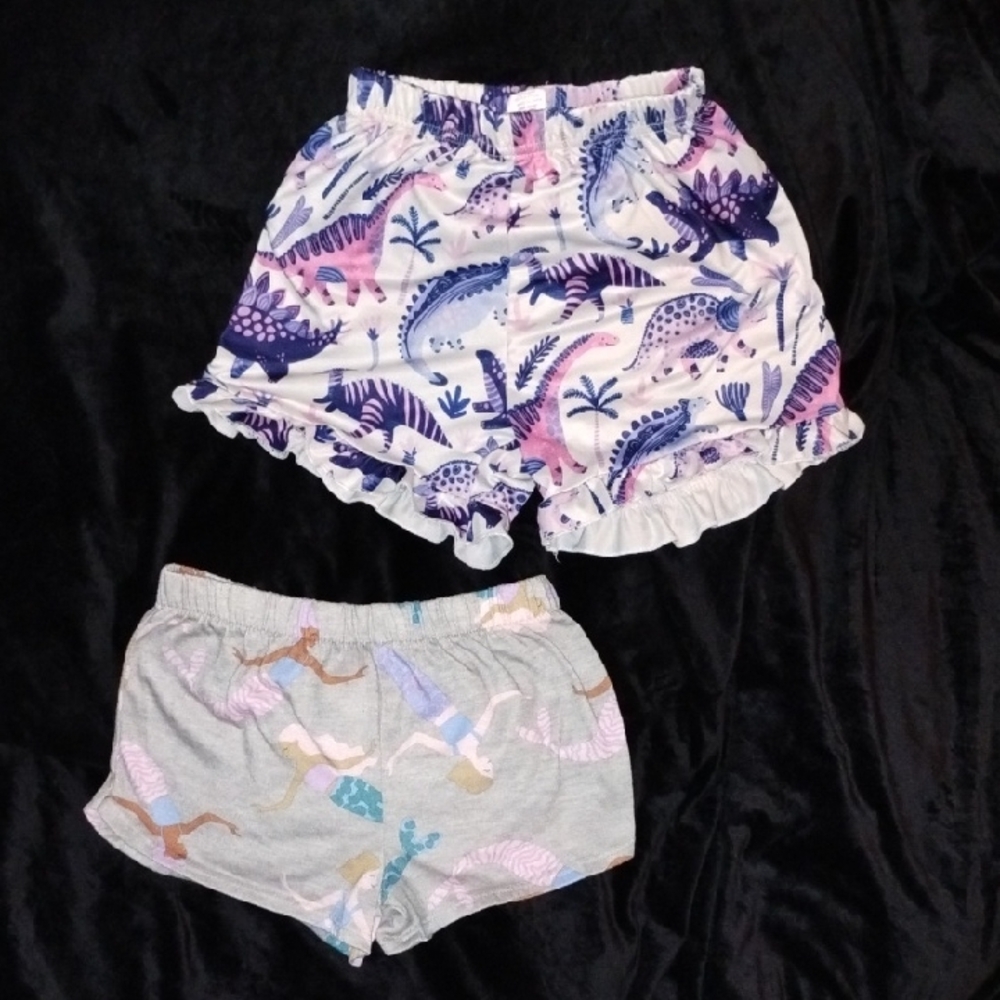 Dinosaur and Mermaid Kids' Shorts